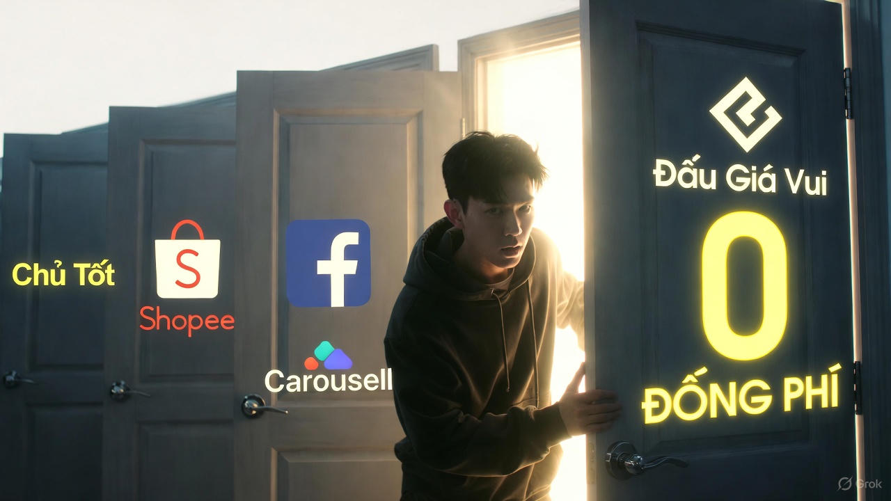 Bán đồ cũ online ở đâu uy tín 2025? 5 nền tảng đáng thử (có 1 nơi đang miễn phí 100%)